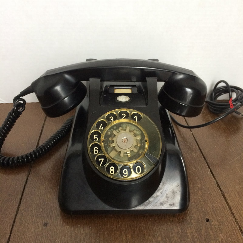 1960s Holland rotary telephone.